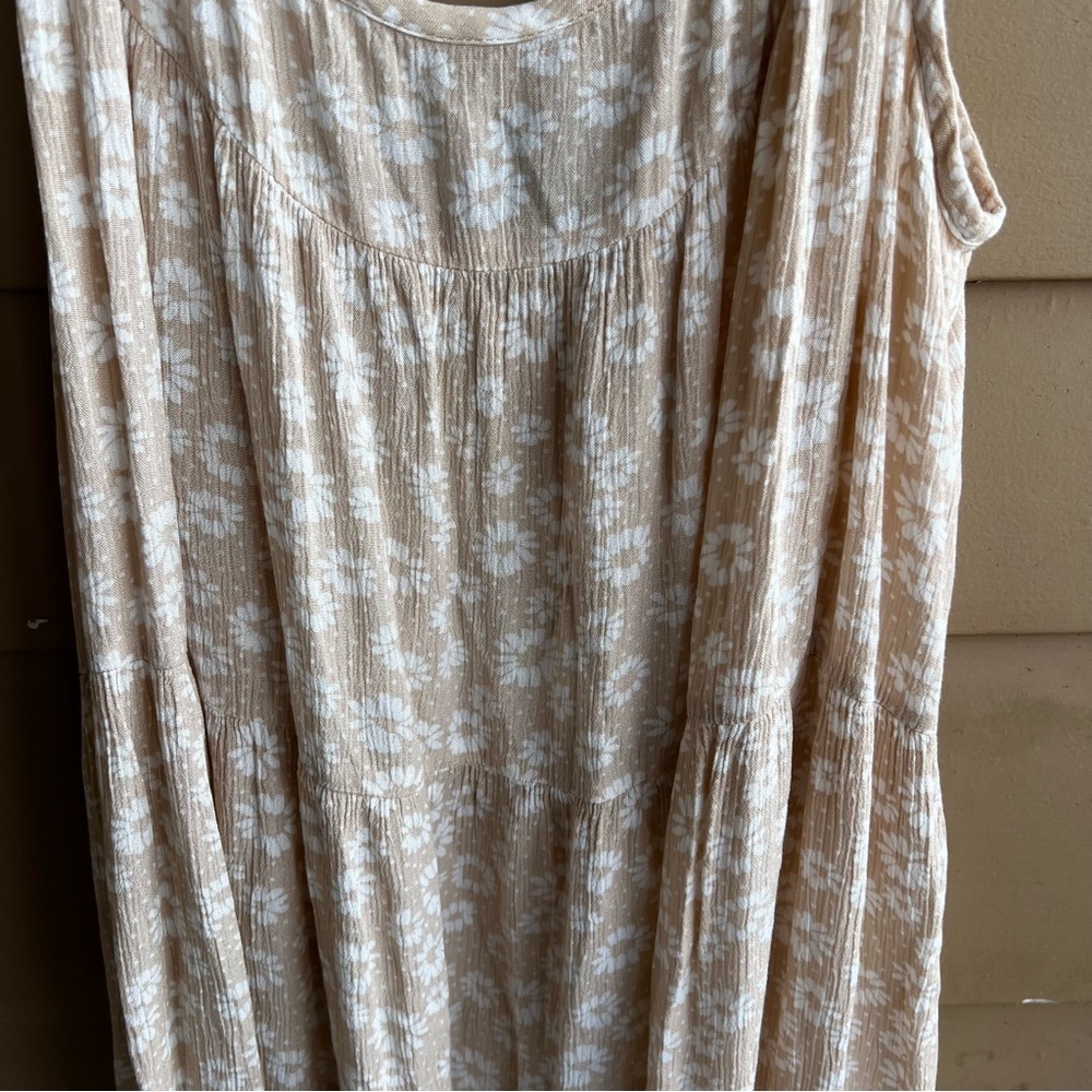 Wild Fable Neutral Floral Sundress - Size M - Summer Beach Casual - Picture 7 of 7
